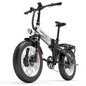 LANKELEISI X2000 MAX Fat Bike Électrique à double moteur 2000W (Nouveaux arrivages) - RIDETRIC