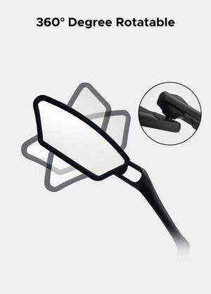 ENGWE Rétroviseur de Bicyclette Pivotant à 360° | Pliable et Ajustable