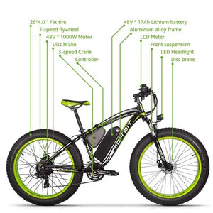 Fat Bike Électrique Richbit Cruiser TOP-012 - RIDETRIC