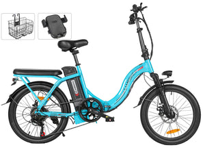 Vélo Électrique Pliant - SAMEBIKE CY20 - RIDETRIC