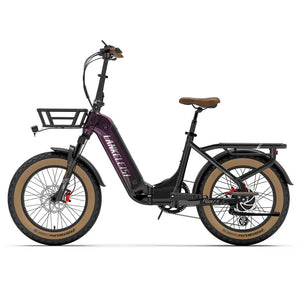 【Pas disponible】 Fat Bike Électrique LANKELEISI GOLF-X 1000W Pliant à Cadre Bas - RIDETRIC