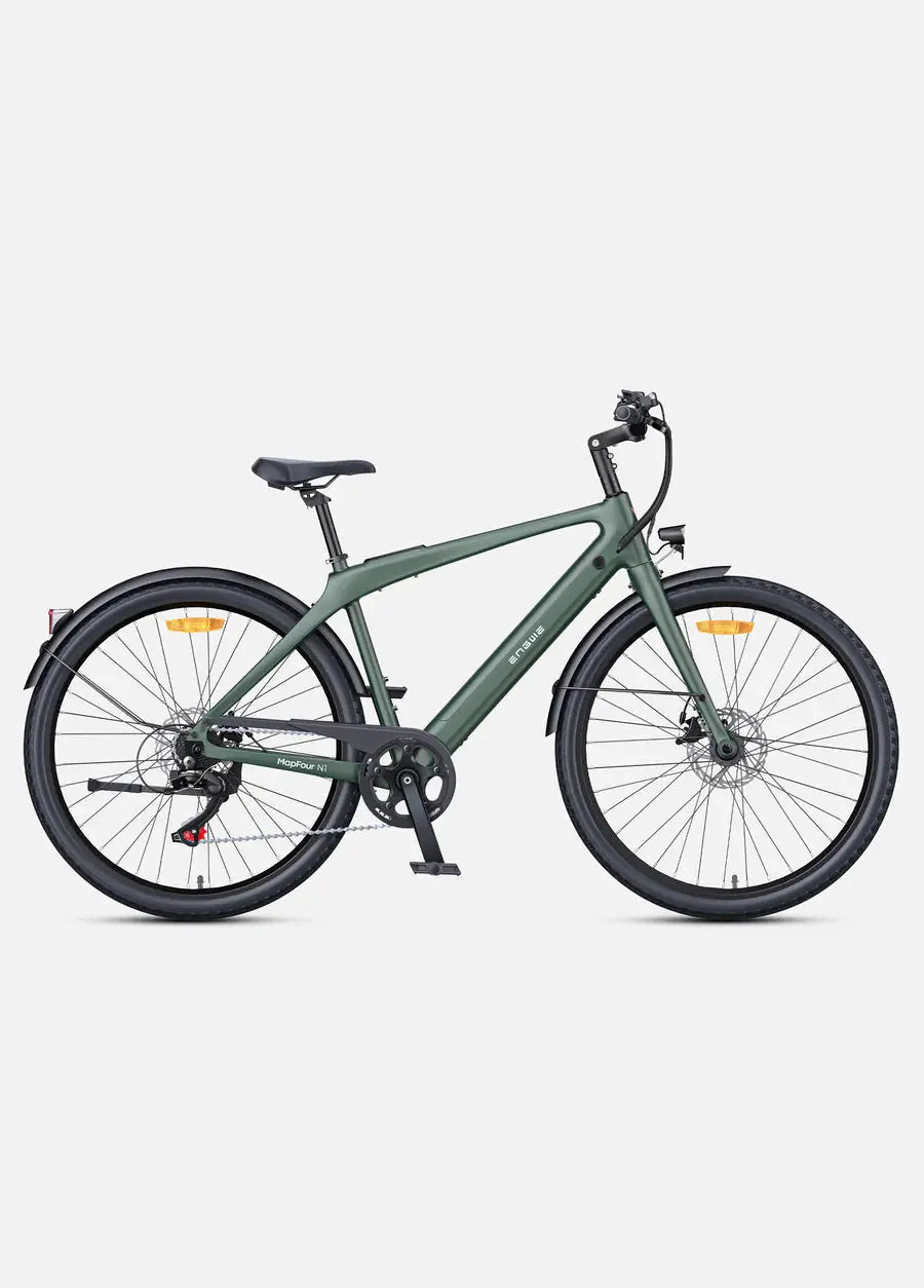 ENGWE MAPFOUR N1 Air : Vélo Électrique urbain ultra-léger en fibre de carbone de 250W et longue portée de 100 km - RIDETRIC