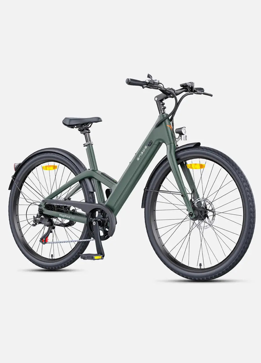 ENGWE MAPFOUR N1 Air : Vélo Électrique urbain ultra-léger en fibre de carbone de 250W et longue portée de 100 km - RIDETRIC