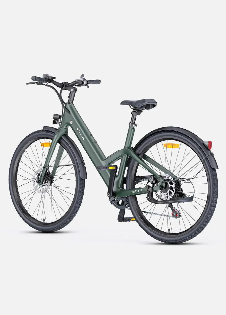 ENGWE MAPFOUR N1 Air : Vélo Électrique urbain ultra-léger en fibre de carbone de 250W et longue portée de 100 km - RIDETRIC