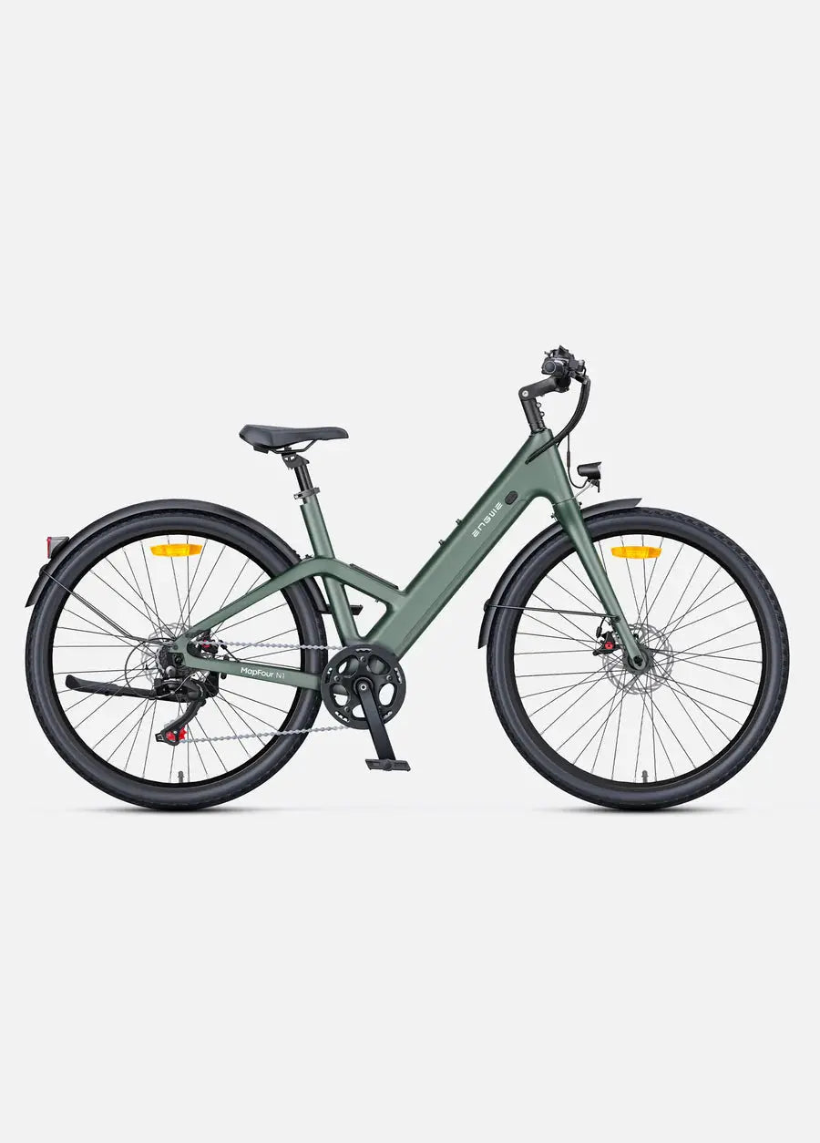 ENGWE MAPFOUR N1 Air : Vélo Électrique urbain ultra-léger en fibre de carbone de 250W et longue portée de 100 km - RIDETRIC