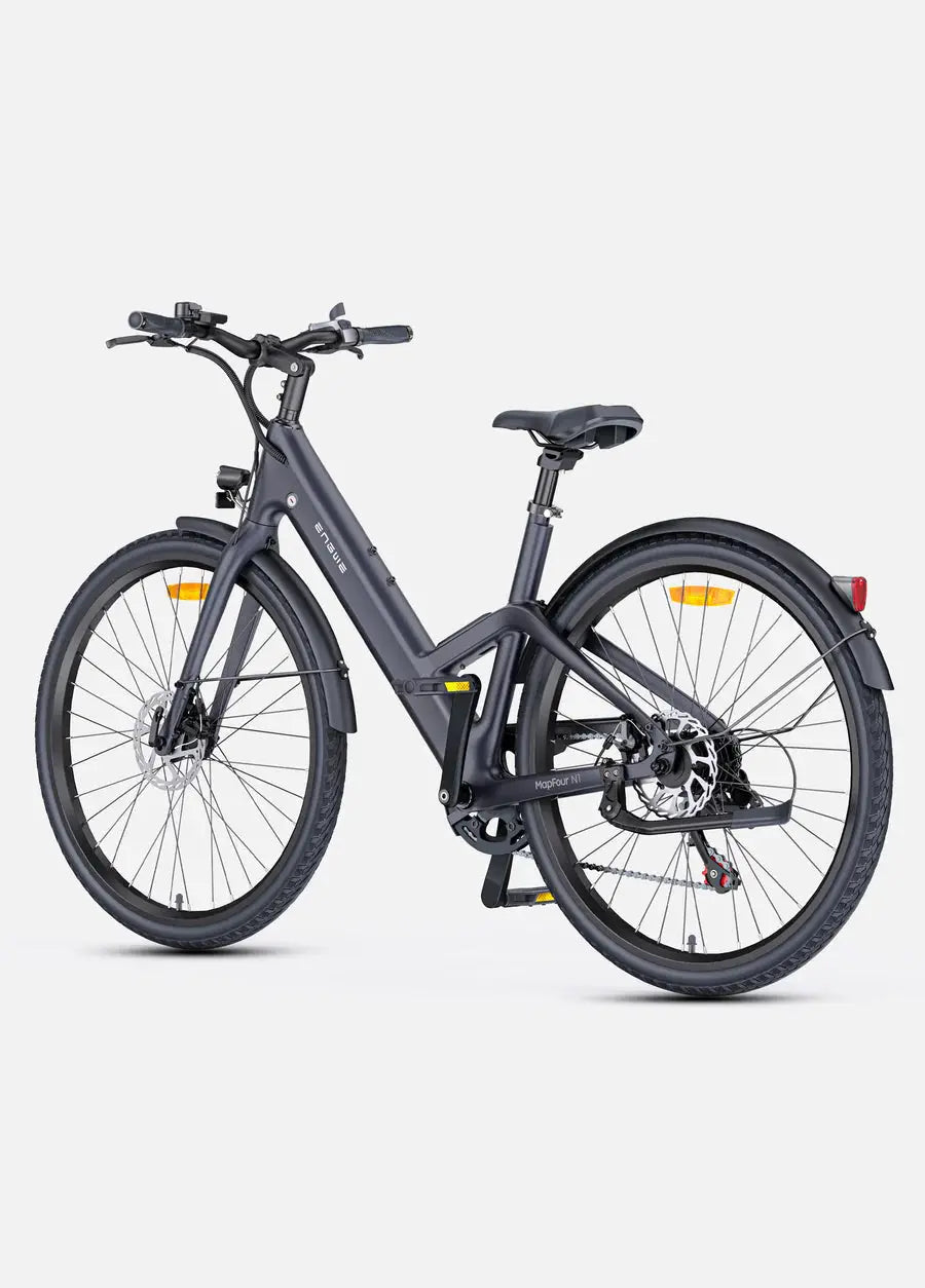 ENGWE MAPFOUR N1 Air : Vélo Électrique urbain ultra-léger en fibre de carbone de 250W et longue portée de 100 km - RIDETRIC