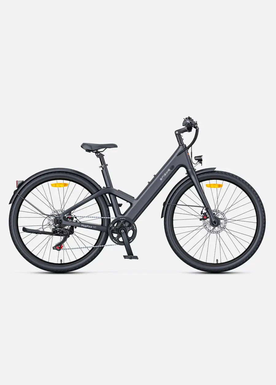 ENGWE MAPFOUR N1 Air : Vélo Électrique urbain ultra-léger en fibre de carbone de 250W et longue portée de 100 km - RIDETRIC