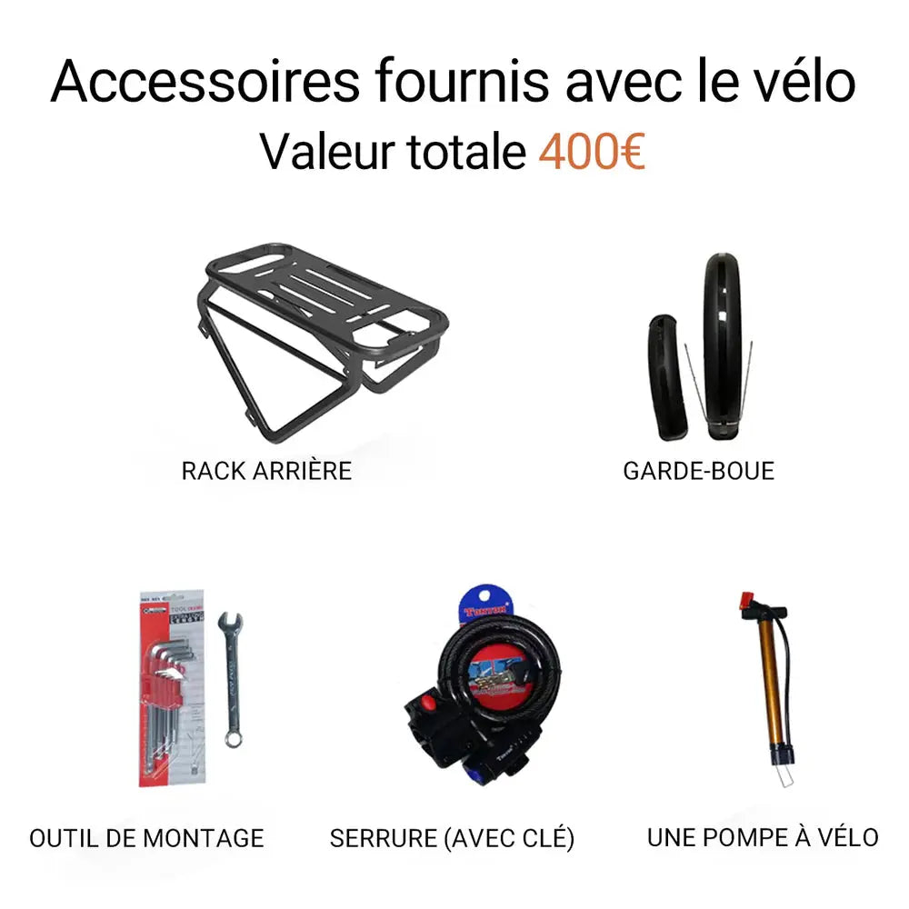 LANKELEISI X2000 MAX Fat Bike Électrique à double moteur 2000W (Nouveaux arrivages) - RIDETRIC