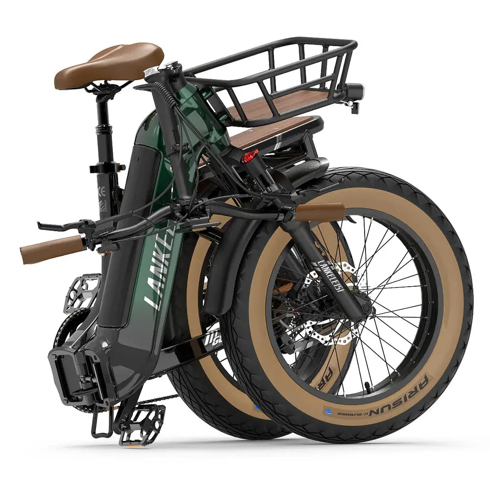 【Pas disponible】 Fat Bike Électrique LANKELEISI GOLF-X 1000W Pliant à Cadre Bas - RIDETRIC