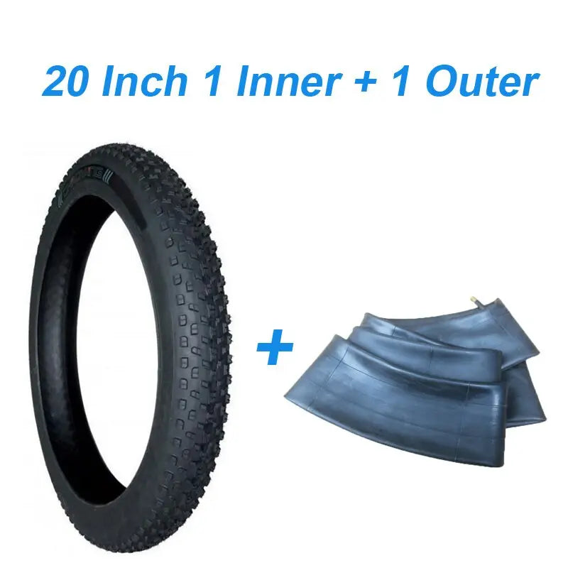 Pneu De Neige De Qualité 20/26*4.0 Pneu Extérieur/Chambre À Air - RIDETRIC