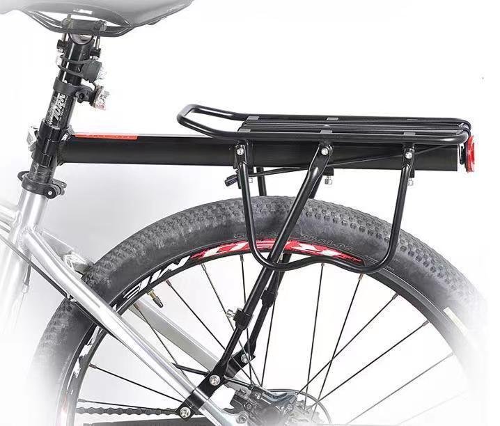 Porte-bagages arrière pour vélo réglable avec réflecteur